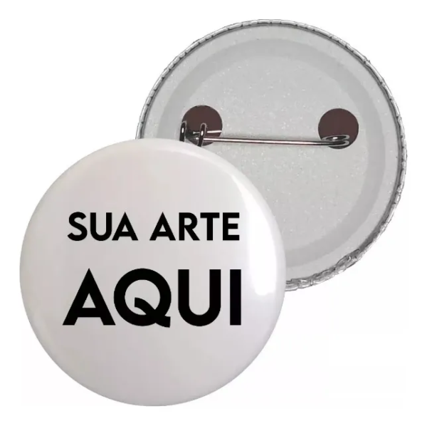 BUTTON ALFINETE PERSONALIZADO 38MM